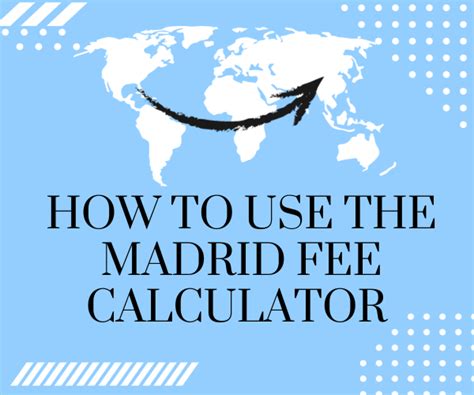 madrid monitor fee calculator